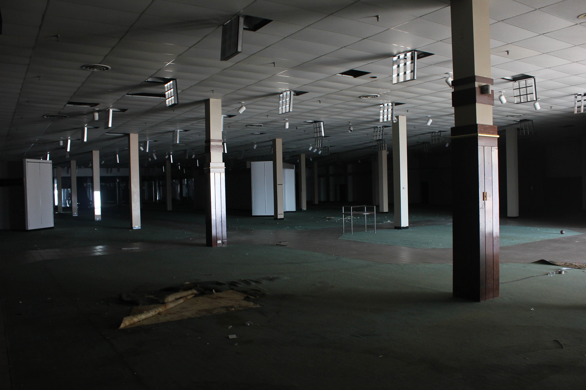 Liminal Abandoned JCPenney store in a dead mall.